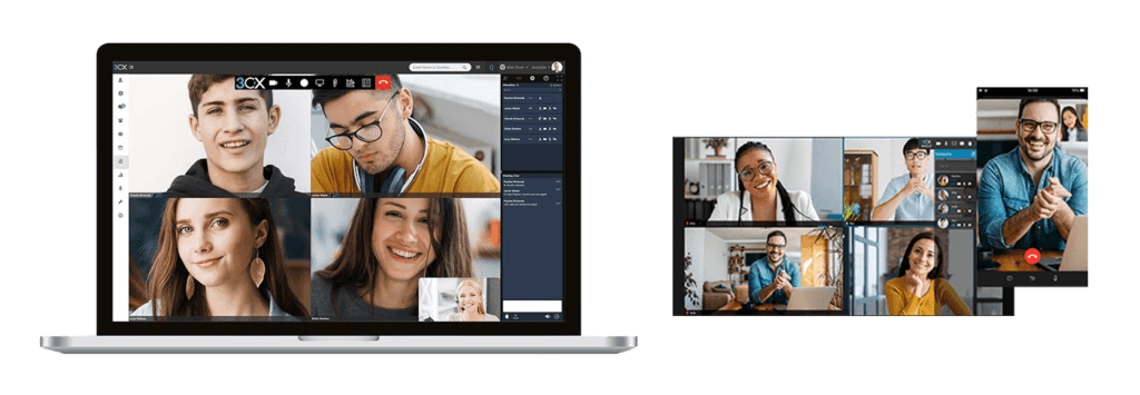 video conferencing with 3cx